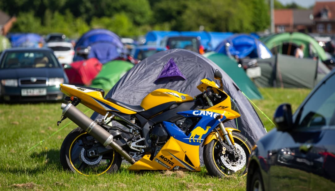motorcycle camping MCN festival